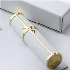 Gold edged white
