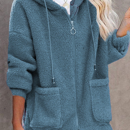 Cardigan Buttonless Printed Loose Top