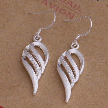 Feather earrings bracelets necklace set