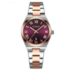Women's Fashion Calendar Women's Watch Casual Steel Belt