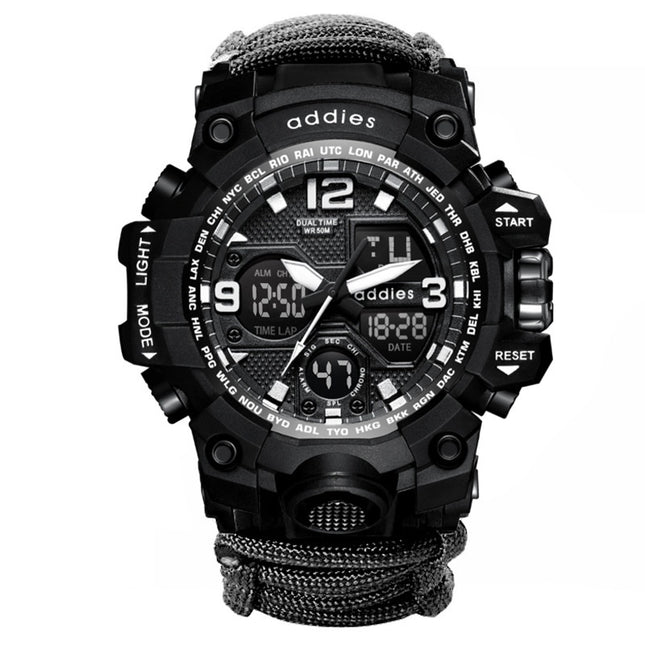 Multifunctional Sports Watch Outdoor Mountaineering Tactical Men's Waterproof