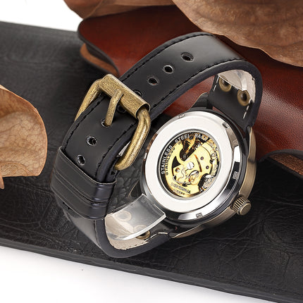 Men's Automatic Mechanical Watch Double-sided Hollow