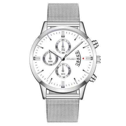 Fashion Calendar Six-pin Three-eye Men's Watch