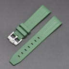 Green silver buckle