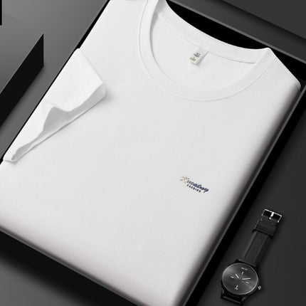 5A Antibacterial ICE Cotton Skin-friendly Breathable Round Neck T-shirt