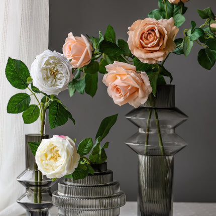 Gear Glass Vase Home Decoration