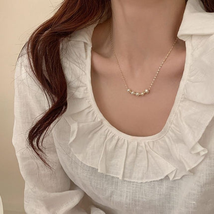 Design Small Net Red Non-fading Titanium Steel Clavicle Chain