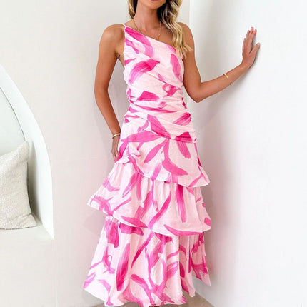 Solid Color Sexy Sling Dress