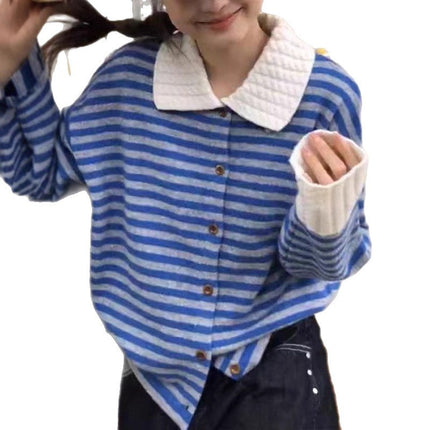 Long Sleeve Knitted Sweater Petite Top Tide