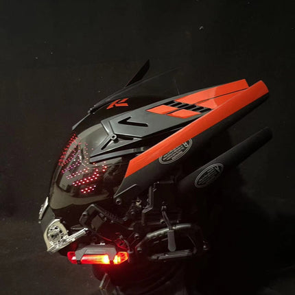 Luminous Helmet Mask Technology Sense