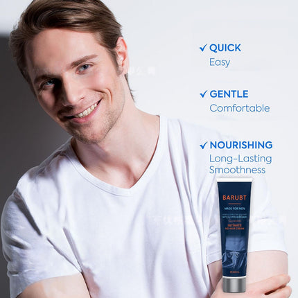 Mens Hair Removal Cream Wax For Whole Body Gentle On The Armpits Non-Irritating Removes Hair At The Root With No Residual Dark Spots