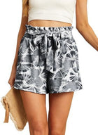 Women's Short Belt Pocket Summer Casual