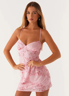 Women's Sequined Embroidered Backless Sling Dress