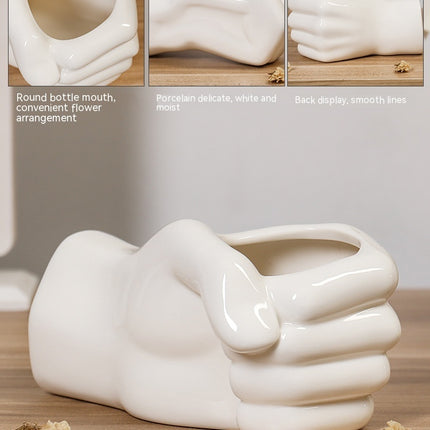 Simple Ceramic Vases Home Furnishings Living Room Flower Arrangements