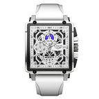 Silicone Band Silver White