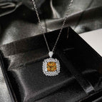 Yellow Pendant necklace
