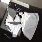 Swimsuit Backless Drawstring Banded Bikini Suit