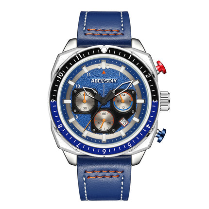 Sports And Leisure Multifunctional Luminous Waterproof Quartz Watch