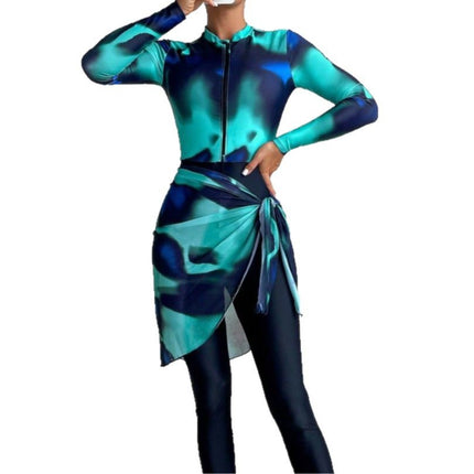 Conservative Swimwear Long Sleeve Surfing Suit Sports Sun Protection