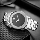 Ultra-thin Men's Watch Business Stainless Steel Watch With Quartz