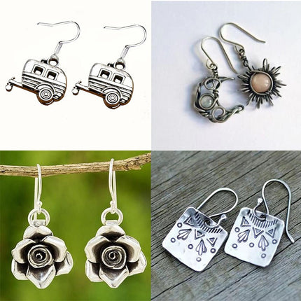 Retro Three-dimensional Sunflower Eardrops Beautiful Sunflower Earrings