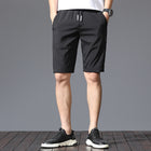 Summer Ice Silk Ultra-thin Middle Pants Men's Loose Track Pants Casual Breeches Beach Shorts Men's Shorts