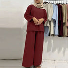Women's Fashion 2-Piece Set Muslim Suit