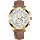 Men's Casual Simple Belt Watch