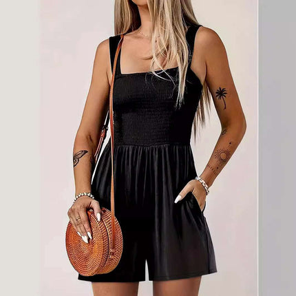 Summer Sleeveless Vest Jumpsuit For Women