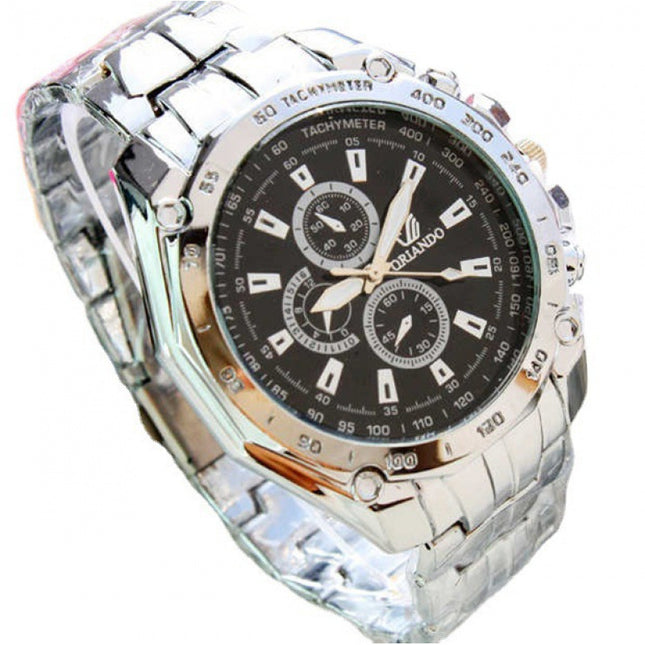 Fashion Men's Steel Strap Watch