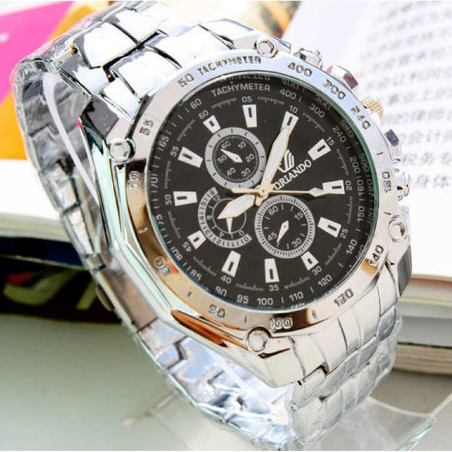 Fashion Men's Steel Strap Watch