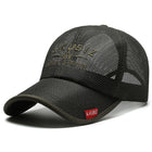 Summer Men's Mesh Breathable Baseball Cap Casual Sun-proof