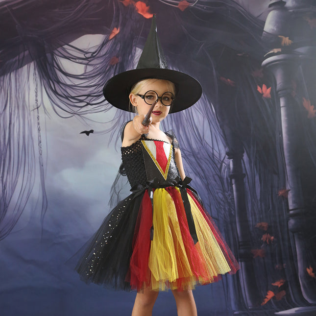 Halloween Cosplay Girls Carnival Party Witch Cosplay Pettiskirt