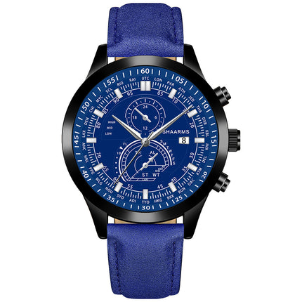 Men's Casual Simple Belt Watch