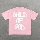 Personality Letter Pattern Oversized T-shirt Men