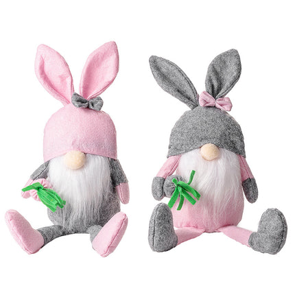 Easter Rabbit Doll Creative Faceless Doll Scene Decoration Ornaments