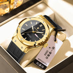 952 Gold Shell Black Surface