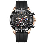 Fashion Casual New Style Multifunctional Quartz Waterproof Tape Watch