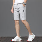 Summer Ice Silk Ultra-thin Middle Pants Men's Loose Track Pants Casual Breeches Beach Shorts Men's Shorts