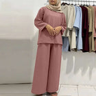 Women's Fashion 2-Piece Set Muslim Suit