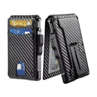 Men's Hot Sale Card Holder Metal Magnetic Flip Wallet