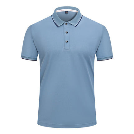 Quick-drying Polo Shirt Men's Lapel Short Sleeve