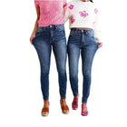 European And American Tight Elastic High Waist Skinny Pants Women's Jeans