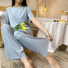 Pajamas Casual Soft Thin Suit Fashion Home Wear Two-piece Set