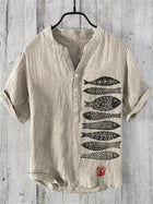 Plus Size Digital Printing Men's Short Sleeve