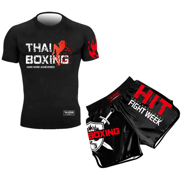 Muay Thai Shorts Clothes For Sanda Boxing Costume Children's Clothes For Sanda Fighting Shorts Muay Thai Free Fight Tights Suit