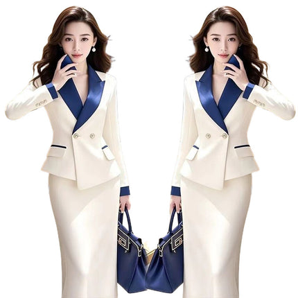 Autumn Wear High-grade Beautiful Women's Suits Coat Skirt