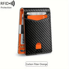 Carbon Fiber Black Orange