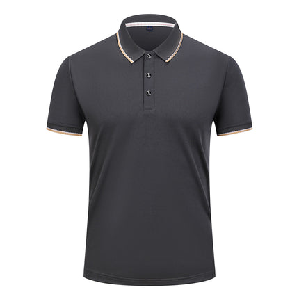 Quick-drying Polo Shirt Men's Lapel Short Sleeve