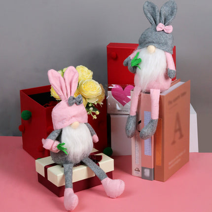 Easter Rabbit Doll Creative Faceless Doll Scene Decoration Ornaments